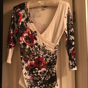 Pretty floral sweater